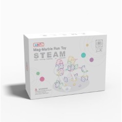80 PCS Pastel Marble Run Series Toy Set