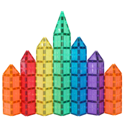 108 osaline Dream Castle Series MNTL värviline magnetklotside komplekt