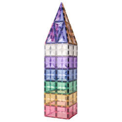 56 Pieces MNTL Star Magnet Tile Toy Set Pastel